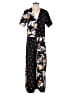 French Connection 100% Polyester Graphic Black Jumpsuit Size 2 - photo 1