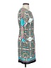 Laundry by Shelli Segal Print Teal Casual Dress Size 4 - photo 4
