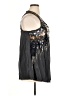 Rebecca Taylor Gray Sleeveless Blouse Size 10 - photo 4