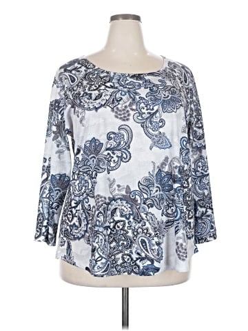 One World 3/4 Sleeve Blouse (view 1)