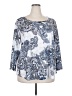 One World 100% Polyester Blue 3/4 Sleeve Blouse Size 2X - photo 1