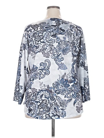 One World 3/4 Sleeve Blouse (view 2)