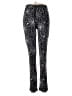 Thyme and Honey Graphic Black Active Pants Size M - photo 1