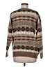 Unbranded Print Brown Pullover Sweater Size M (estimated) - photo 2