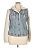 Maurices 100% Polyester Blue Denim Vest Size 0X - photo 1