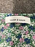Samsoe Samsoe 100% Viscose Floral Green Short Sleeve Blouse Size L - photo 7