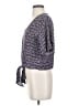 LUQ 100% Rayon Blue Short Sleeve Blouse Size S - photo 5