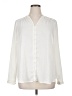 Torrid 100% Polyester Ivory Long Sleeve Blouse Size 1X Plus (1) - photo 1