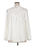 Torrid 100% Polyester Ivory Long Sleeve Blouse Size 1X Plus (1) - photo 2