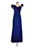 Xscape Blue Cocktail Dress Size 8 - photo 1