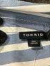 Torrid Stripes Blue Long Sleeve Button-Down Shirt Size Med Plus (00) - photo 4