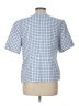 J. McLaughlin 100% Cotton Checkered-gingham Blue Blazer Size 12 - photo 2