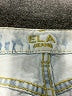 Ela Graphic White Denim Shorts Size 10 - photo 3