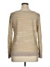 Ann Taylor LOFT 100% Acrylic Metallic Tan Pullover Sweater Size XL - photo 2