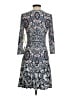 Eliza J Paisley Blue Ivory Casual Dress Size 2 - photo 2
