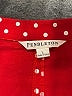 Pendleton Polka Dots Red 3/4 Sleeve Button-Down Shirt Size L - photo 7