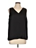 Nine West 100% Polyester Black Sleeveless Blouse Size L - photo 1