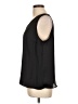 Nine West 100% Polyester Black Sleeveless Blouse Size L - photo 5