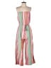 Elan Stripes Pink Jumpsuit Size S - photo 1