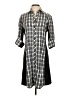 Finley Checkered-gingham Gray Casual Dress Size S - photo 1
