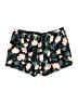 Shimera 100% Polyester Floral Teal Shorts Size M - photo 2