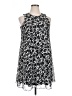 Calvin Klein 100% Polyester Stars Black Cocktail Dress Size 12 - photo 1