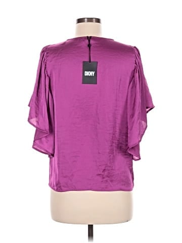 DKNY Short Sleeve Blouse (view 2)