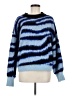 By Anthropologie 100% Acrylic Stripes Blue Pullover Sweater Size M - photo 1