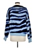 By Anthropologie 100% Acrylic Stripes Blue Pullover Sweater Size M - photo 2