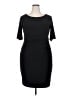 JCPenney Solid Black Cocktail Dress Size 18 - photo 1