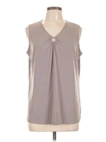 Susan Graver Sleeveless T-Shirt (view 1)
