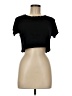 Pitusa Black Short Sleeve Top Size M - photo 1