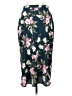 Volcom 100% Polyester Floral Teal Casual Skirt Size S - photo 2