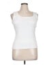 Calvin Klein White Sleeveless Top Size L - photo 1