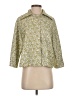 Nicole Farhi 100% Silk Floral Gold Jacket Size 4 - photo 1