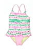 Unbranded Hearts Pink One Piece Swimsuit Size 2T (estimated) - photo 1
