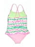 Unbranded Hearts Pink One Piece Swimsuit Size 2T (estimated) - photo 2