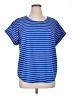 Jonesy Stripes Blue Short Sleeve T-Shirt Size XL - photo 1