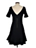 HD in Paris Solid Black Cocktail Dress Size 2 - photo 2