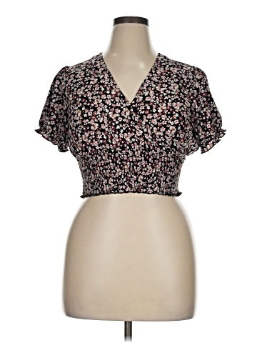 J for Justify Short Sleeve Blouse (view 1)