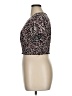 J for Justify Black Short Sleeve Blouse Size XL - photo 5