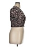 J for Justify Black Short Sleeve Blouse Size XL - photo 4