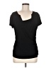 Worthington Black Short Sleeve Top Size M - photo 1