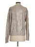Pistola 100% Cotton Metallic Silver Pullover Sweater Size XS - photo 2