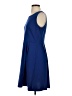 George Solid Blue Casual Dress Size S - photo 5