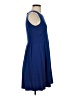 George Solid Blue Casual Dress Size S - photo 4