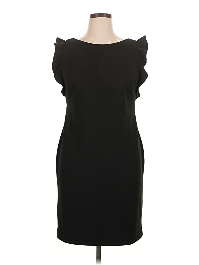 Pre-owned Calvin Klein Cocktail Dress In Black