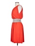 Express Solid Orange Cocktail Dress Size XS - photo 5