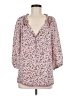 Max Studio 100% Polyester Pink 3/4 Sleeve Blouse Size M - photo 1
