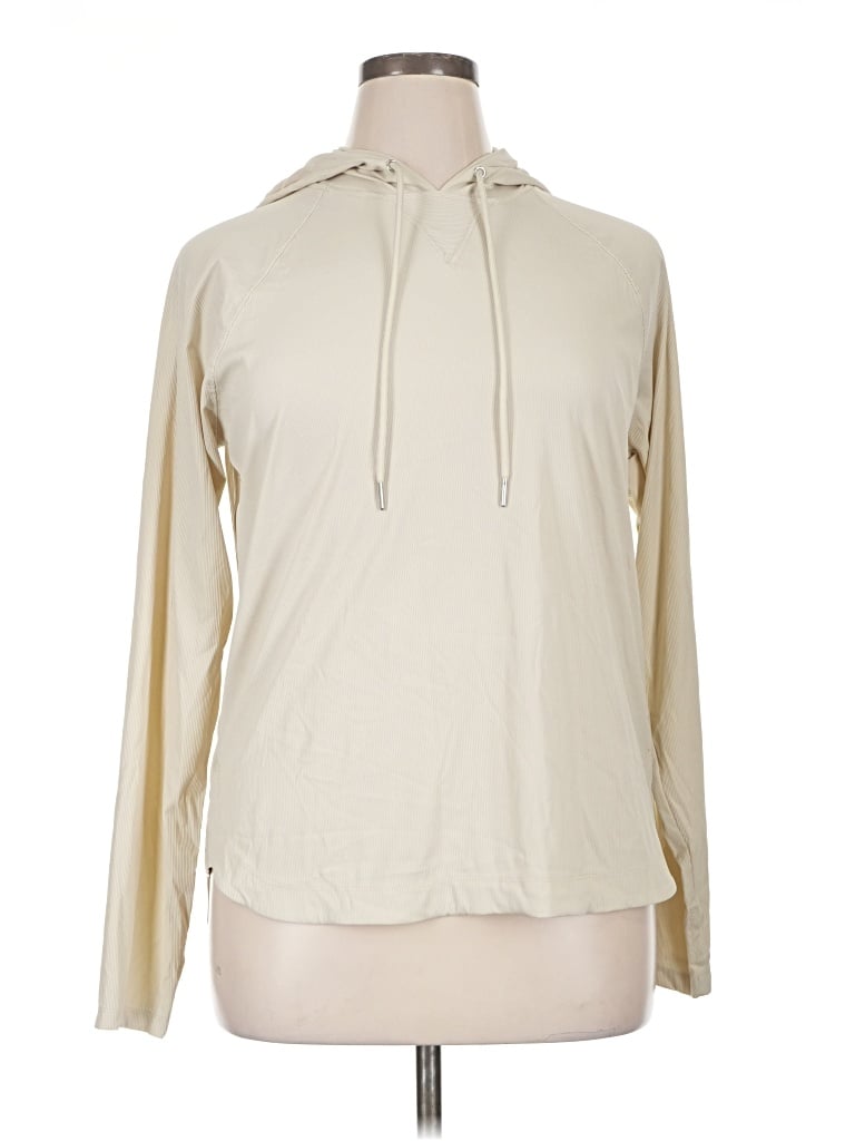 Pre-owned Sage Collective Pullover Hoodie In Ivory
